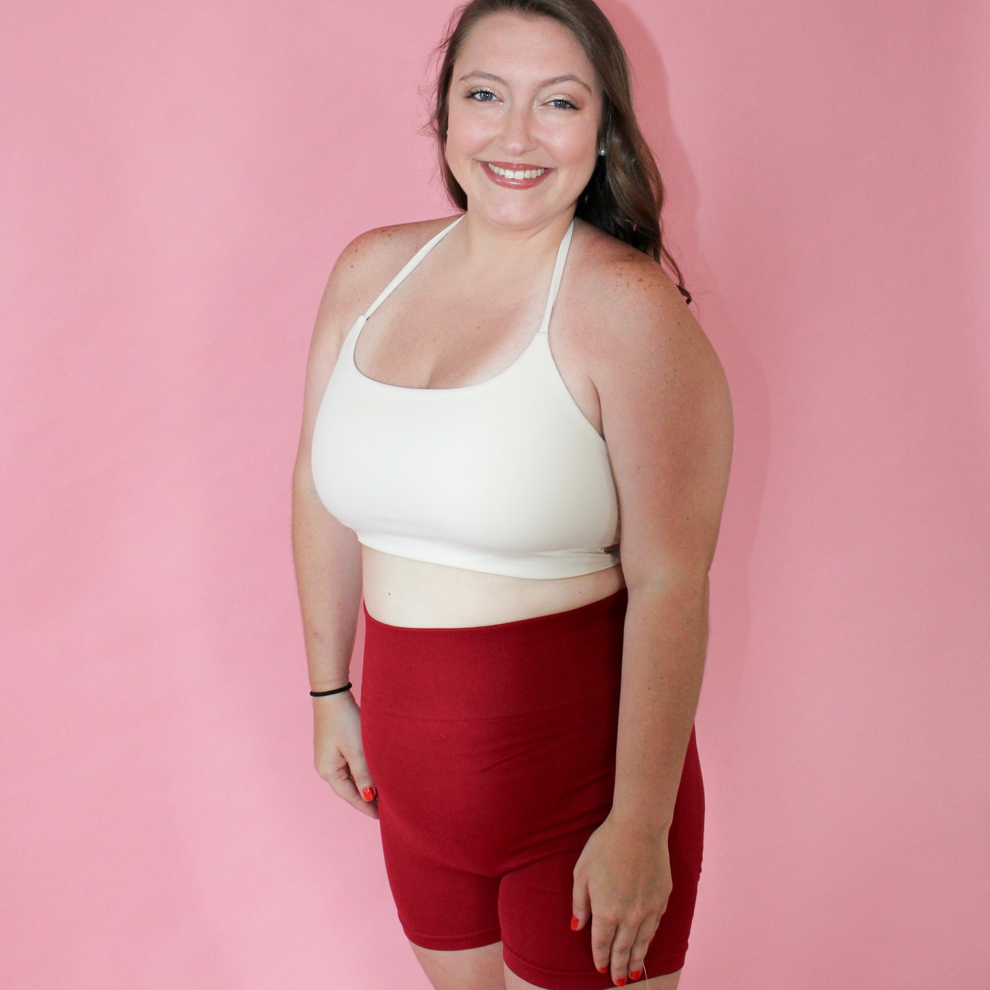 Glute Contour Shorts (Raspberry)