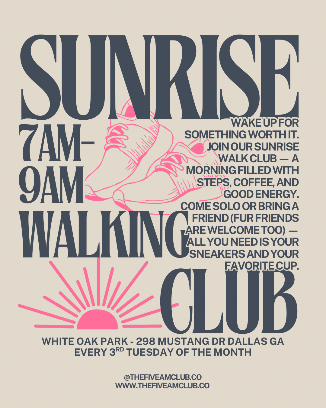 Sunrise Walk Club - Free Membership
