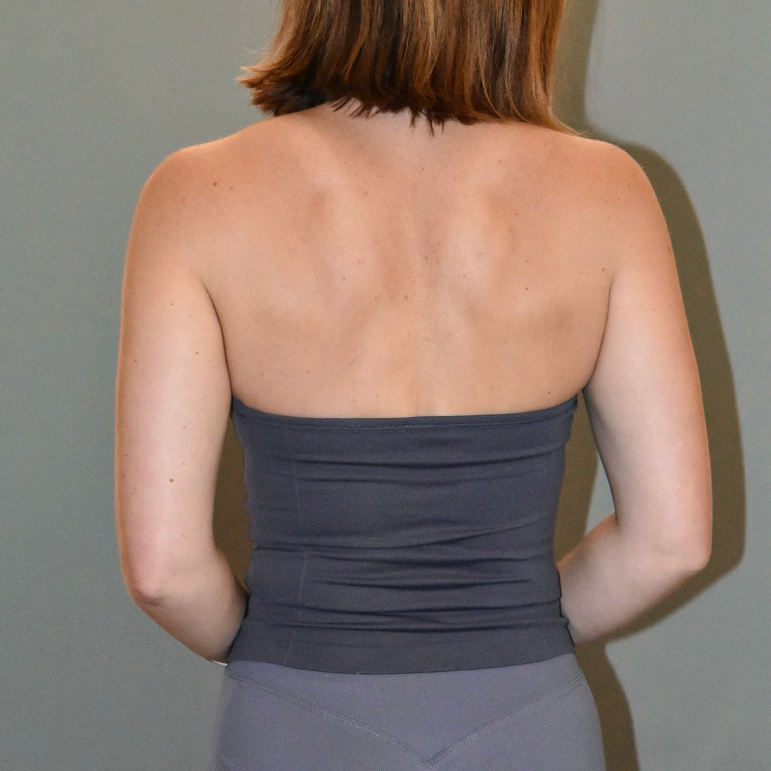 Halter Full Length Top (Charcoal)