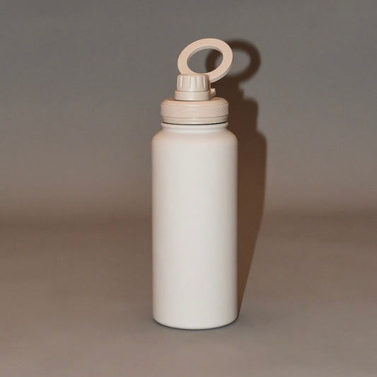 32 oz Mag Safe Water Bottle (Cream)