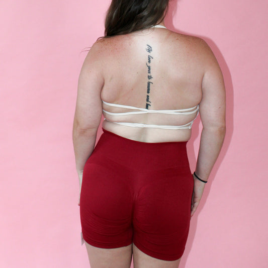 Glute Contour Shorts (Raspberry)