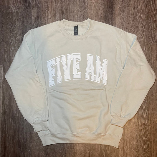 Vanilla Varsity Crewneck Sweatshirt
