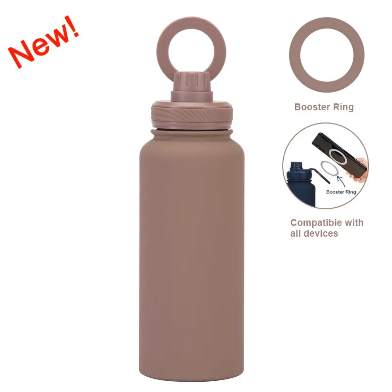 32 oz Mag Safe Water Bottle (Coffee)