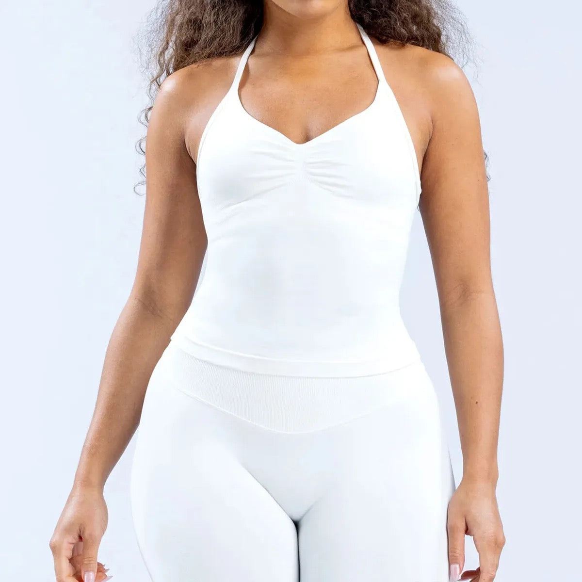 Halter Full Length Top (TTPD/ White)