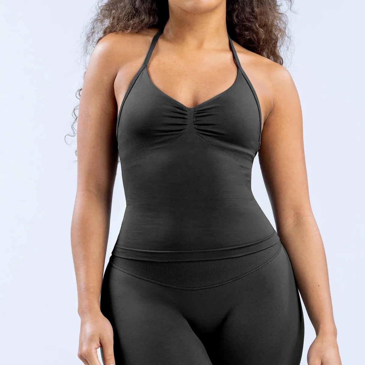 Halter Full Length Top (Reputation/ Black)
